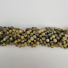 AGATA REDONDA FACETADA 4,5mm MARMOL AMARILLO - PI6