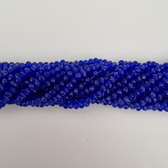 CRISTAL DONA 2mm AZUL FRANCIA TRANSLUCIDO - TIRA - CD205