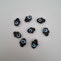 PASANTE MURANO OJO MANO NEGRA 13mm - MU48