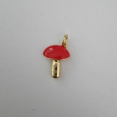DIJE ESMALTADO HONGUITO ROJO - DI364