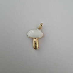 DIJE ESMALTADO HONGUITO BLANCO - DI365