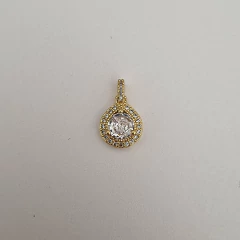 DIJE MICRO ZIRCONIA GOTA CUBIC SOLITARIO