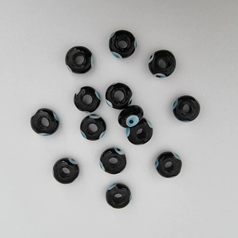 PASADOR MURANO DONA OJITO NEGRO - MU128