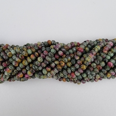 AGATA DONA FACETADA 4mm MARMOL MULTICOLOR OSCURO - PI83