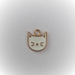 DIJE ESMALTADO CABEZA GATITO - DI312