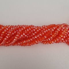 CRISTAL DONA 2mm NARANJA TRANSLUCIDO - TIRA - CD219
