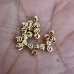 BALIN ESTRIADO 4mm - 1 gramo (6 und) - SE153 - comprar online