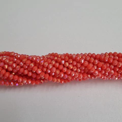 CRISTAL DONA 2mm CORAL OSCURO BRILLANTE - TIRA - CD237