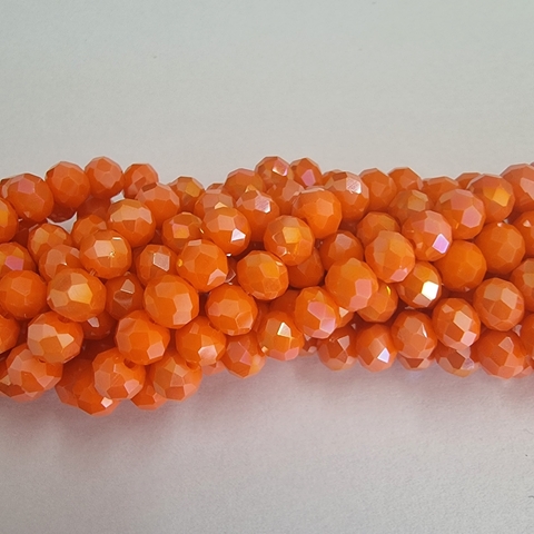 CRISTAL DONA 6mm NARANJA - TIRA - CD618