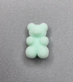 PASANTE OSITO 18mm ATERCIOPELADO VERDE - UND - RE56