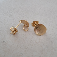 BASE AROS REDONDA ONDULADA 8mm - PAR - FO33