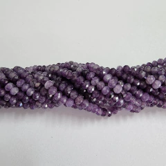AGATA DONA FACETADA 4mm VIOLETA - PI26