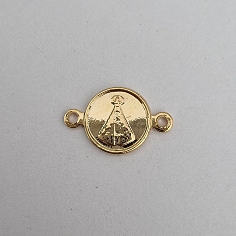 CONECTOR MEDALLA VIRGEN 8,5mm CO47