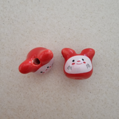 CERAMICA CONEJO ROJO - UND - CE77