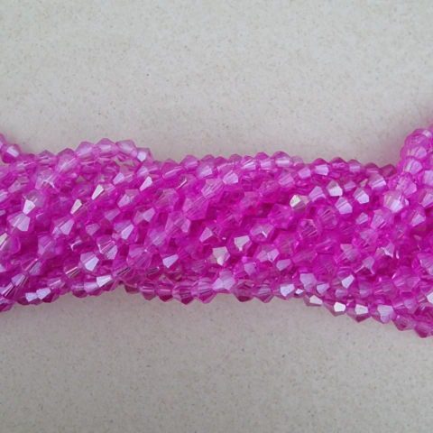 CRISTAL BICONO 4mm FUCSIA BRILLANTE - CB403
