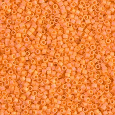 DB1593 - MIYUKI DELICA 11/0 - MATTE OPAQUE MANDARIN AB - PAQ. 2gr - comprar online