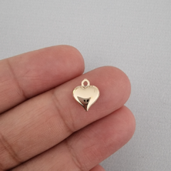 DIJE MEDIANO CORAZON 3D - comprar online