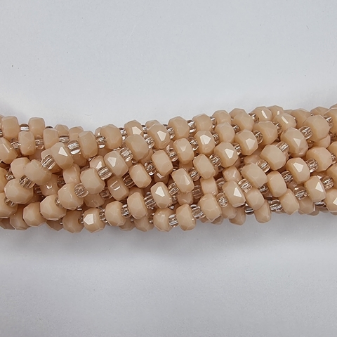 CRISTAL DISCO 6mm CREMA - TIRA - CD632