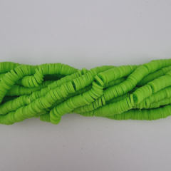 FIMO 6mm VERDE FLUO - TIRA 20cm - FI12