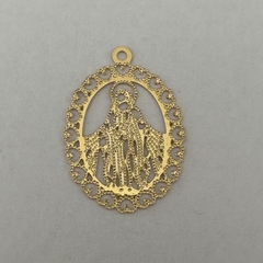 MEDALLA BORDE CORAZON MILAGROSA 21.6mm - DI415