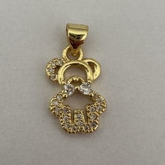 DIJE MICRO ZIRCONIA OSITO MOÑO - DI421