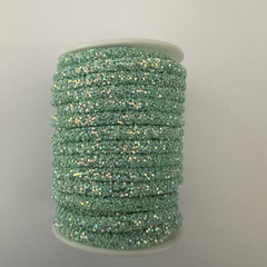 CORDON DE GLITTER VERDE AGUA - 50cm - CG6