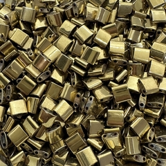 CUENTA CHATA GOLD OSCURO 5mm x 5mm - 1 gramo - MY40 - comprar online