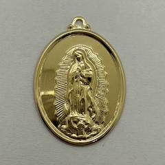 DIJE GRANDE MEDALLA OVALADA GUADALUPE 36mm - DI370