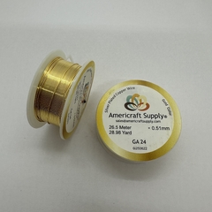 ALAMBRE AMERICRAFT SUPPLY #24 - ROLLO - ALR24A