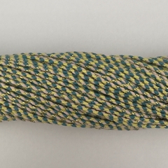 CORDON TRENZADO VERDE/BEIGE/AMARILLO/DORADO - METRO - CT14
