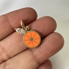 DIJE ESMALTADO NARANJA - DI82 en internet
