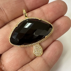 DIJE MICROZIRCONIA HONGO OBSIDIANA - UND - PI207 en internet