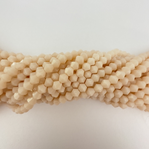 CRISTAL BICONO 4mm CREMA PALIDO - CB436