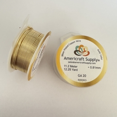 ALAMBRE AMERICRAFT SUPPLY #20 - ROLLO - ALR20A