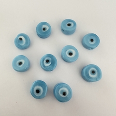 PASANTE MURANO OJO REDONDO 12mm CELESTE - MU65