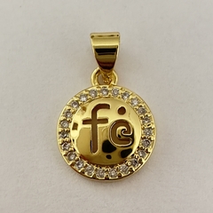 DIJE MICROZIRCONIA MEDALLA FE - DI410
