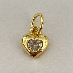 DIJE LISO MINI CORAZON CUBIC - DI222