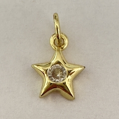 DIJE LISO MINI ESTRELLA 5 PUNTAS CUBIC - DI230