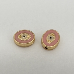 PASANTE ESMALTADO OJO OVALADO ROSA