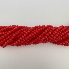 CRISTAL DONA 2mm ROJO CLARO OPACO - TIRA - CD232
