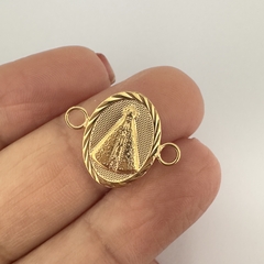 CONECTOR MEDALLA VIRGEN 17mm CO12 - comprar online