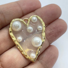 DIJE CORAZON PERLA - DI507 - comprar online