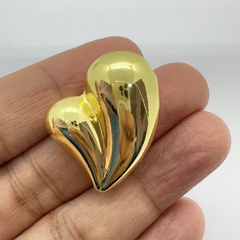 DIJE PASANTE CORAZON DOBLE GOTA - DI505 en internet