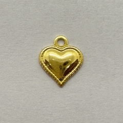 DIJE PEQUEÑO CORAZON BORDE TEXTURA - DI35