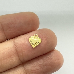 DIJE PEQUEÑO CORAZON BORDE TEXTURA - DI35 - comprar online