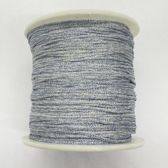 HILO METALIZADO AZUL Y PLATEADO 1mm - METRO - HM16