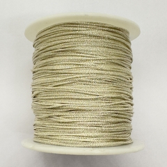 HILO METALIZADO BLANCO HUESO 1mm - METRO - HM20