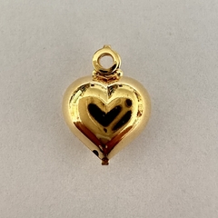 DIJE CORAZON INFLADO 3D 13,7mm - UND - DI484