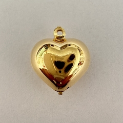 DIJE CORAZON INFLADO 3D 14,5mm - UND - DI485