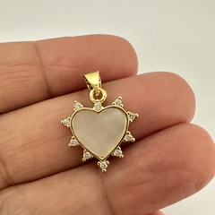 DIJE CORAZON NACAR CUBIC - UND - comprar online